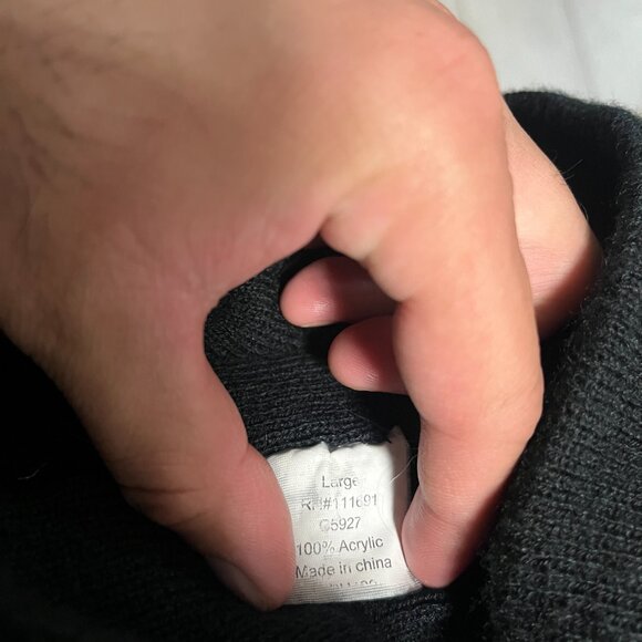 Unbranded (Brand unknown) Beanie Black Warm Thermal Winter Hat Cap Ski Work - Picture 2 of 2